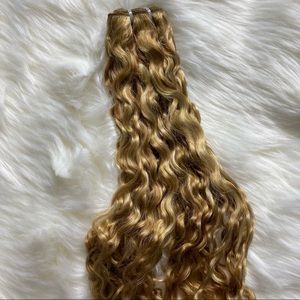Blonde Weft human hair extensions NEW